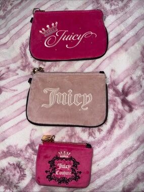 Juicy couture pouches